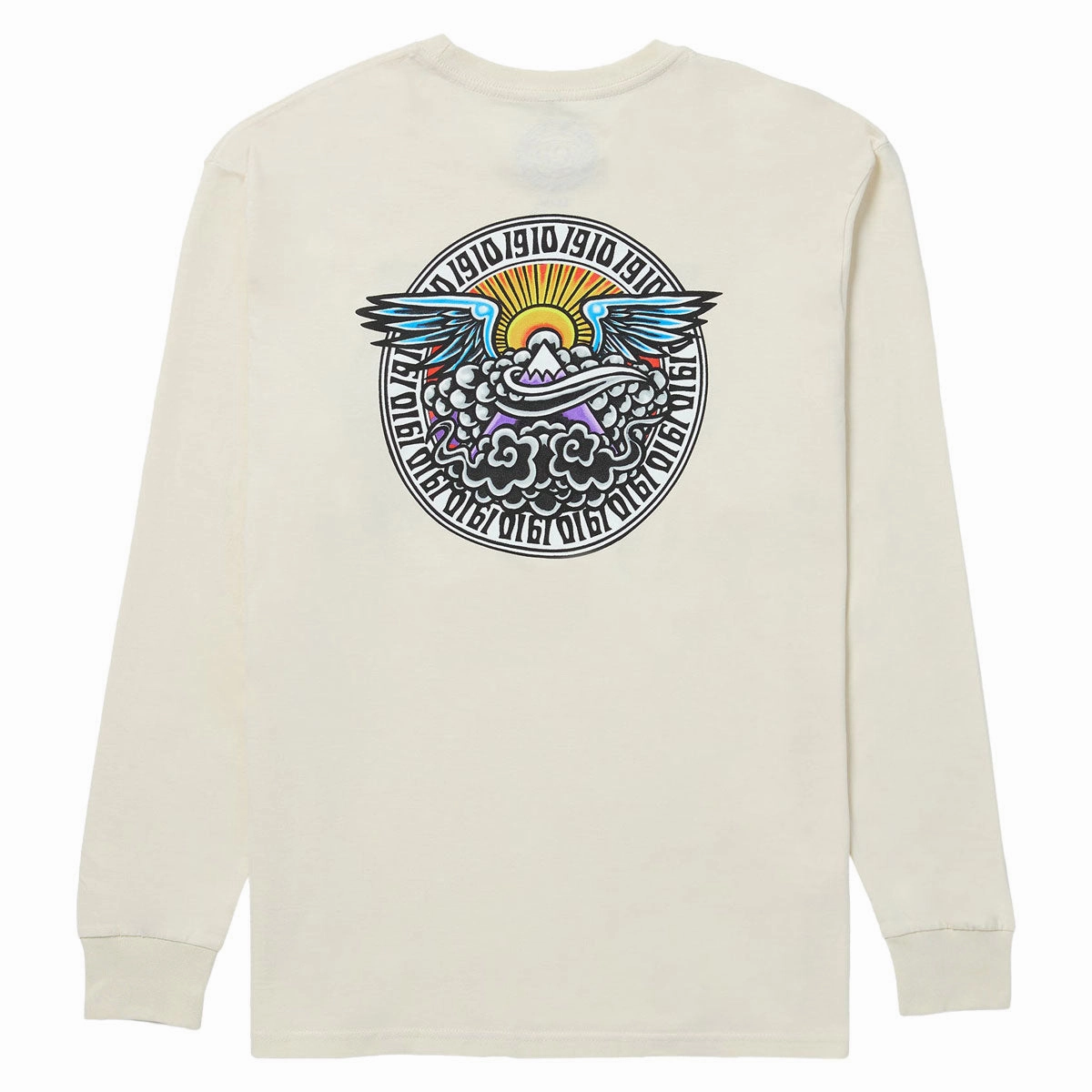 Abrasion Resistant Fabric Cozy Vibe 1910 Daybreak Long Sleeve T-Shirt - Vintage White