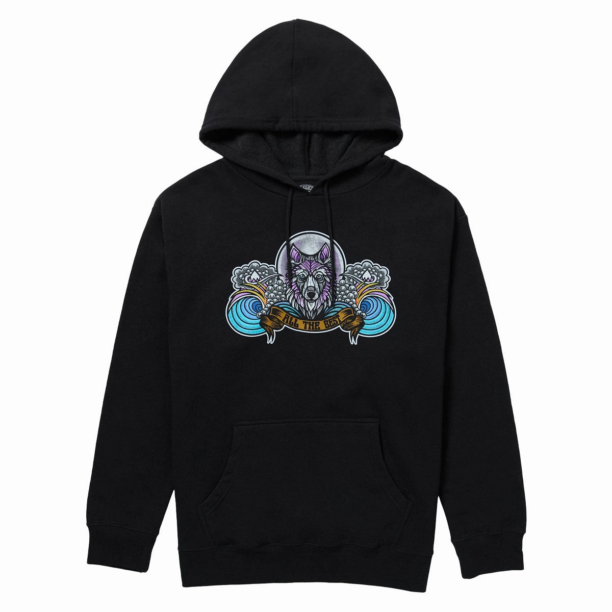 1910 HHHowler Hoodie - Black High Neck Collar