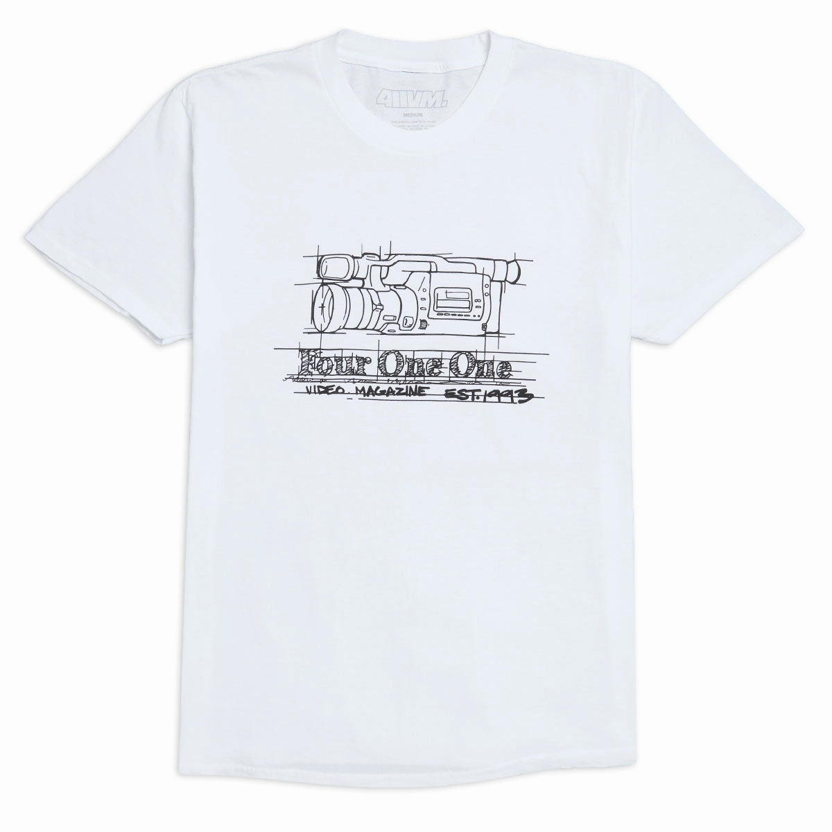 winter warmth Sporty Vibe 411 VX T-Shirt - White