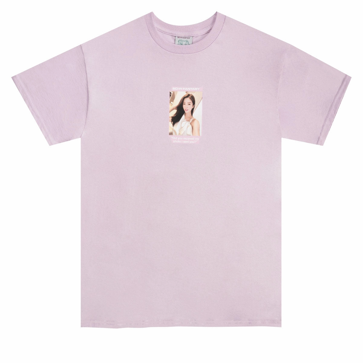 Light Wear theater visit Sci-Fi Fantasy Catfish T-Shirt - Light Pink