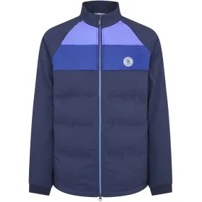 Foldable Storage Low Profile Insulation Original Penguin Insulated Full Zip Jacket - Black Iris
