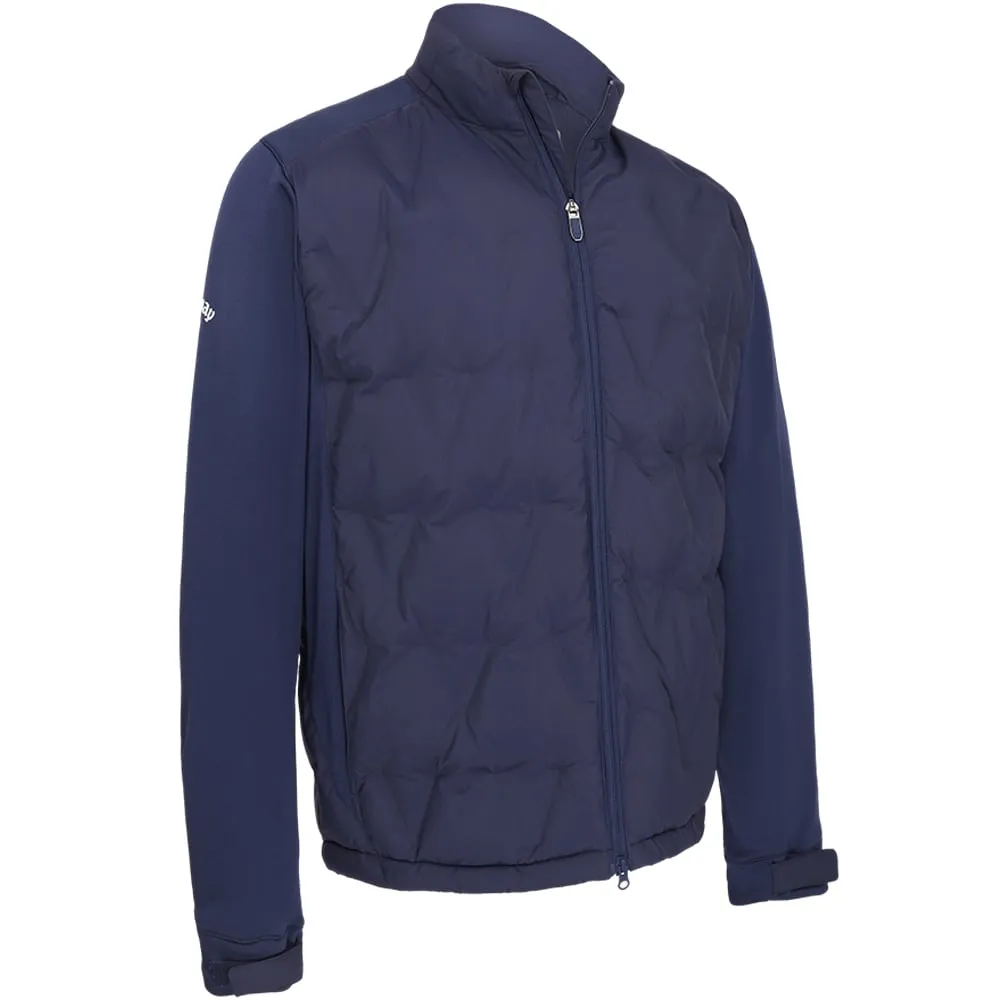 Classic Urban Wear Callaway Chev Welded Quilted Jacket - Peacoat