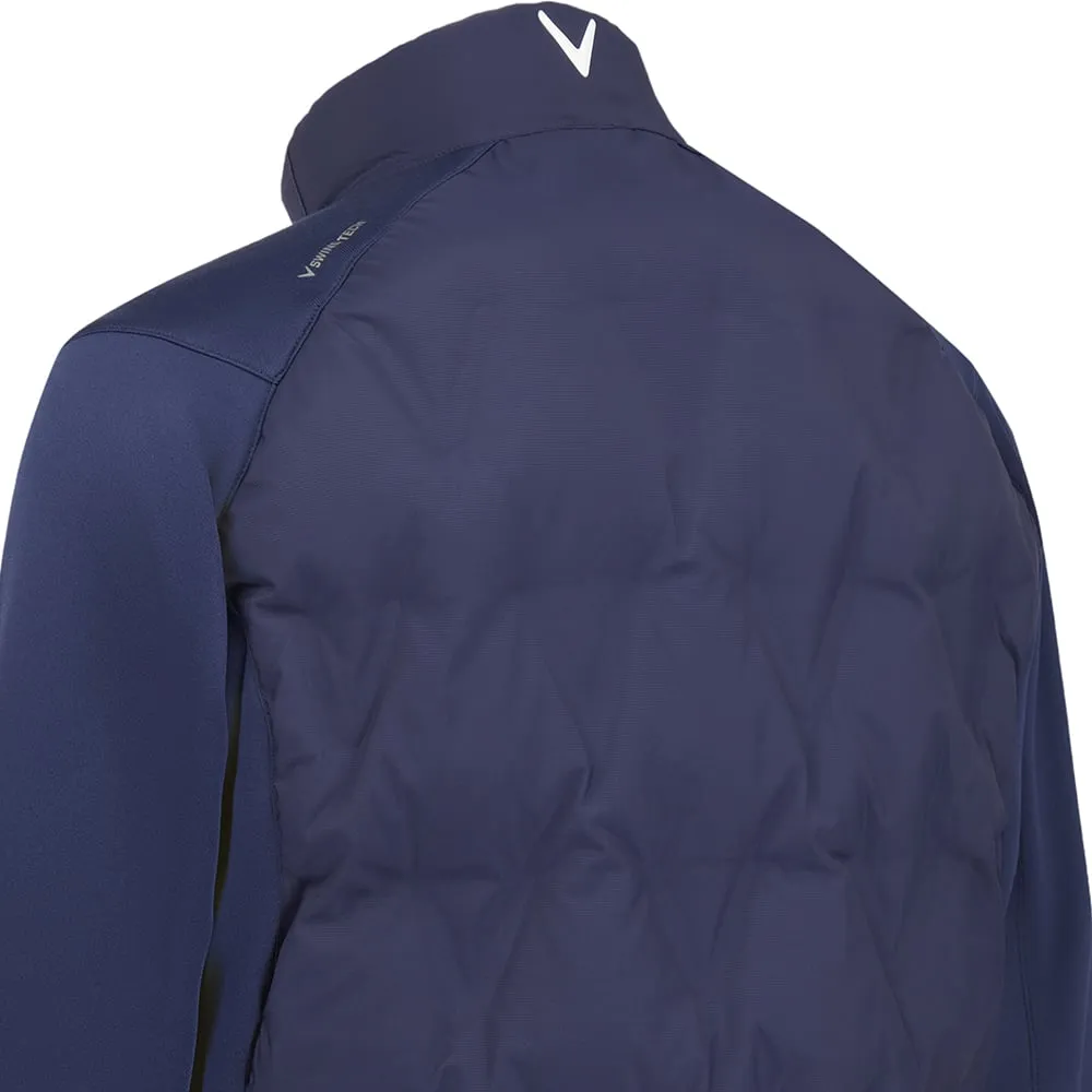 Callaway Chev Welded Quilted Jacket - Peacoat Eco Friendly Dyed Fabric Ergonomic Shoulder Design