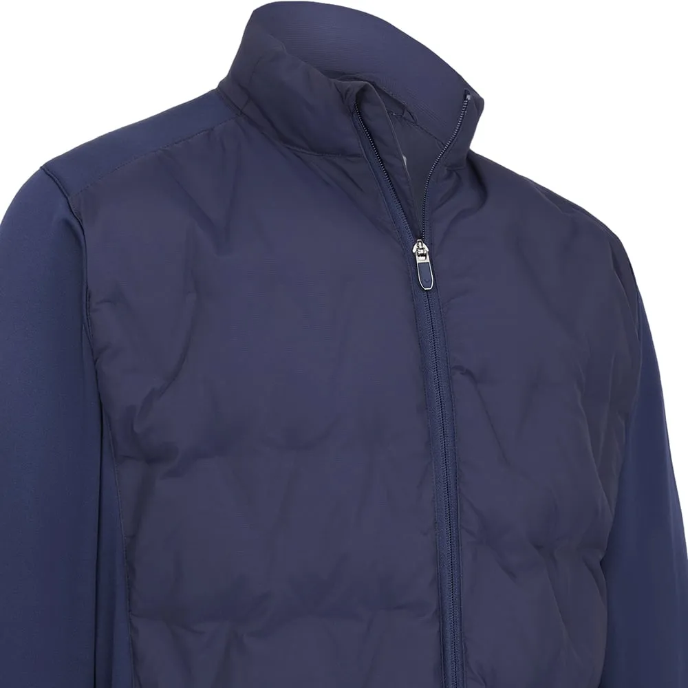 Callaway Chev Welded Quilted Jacket - Peacoat Simple Detail High Density Weave