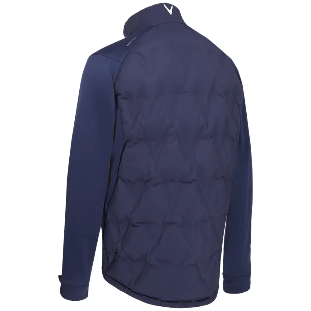 Callaway Chev Welded Quilted Jacket - Peacoat Weatherproof Zippers Wind Shield