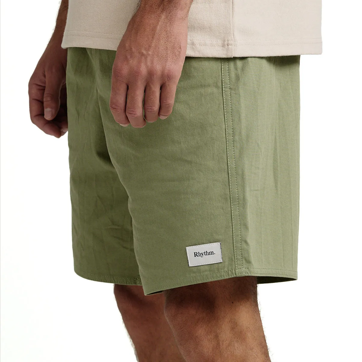 Rhythm Relaxed Jam Shorts - Moss High Durability Blend Denim shorts