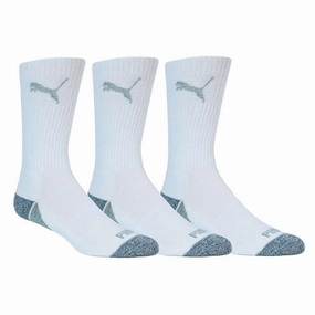 Cold shoulder Packaging Puma Pounce 2.0 Crew Socks (3 Pack) - White