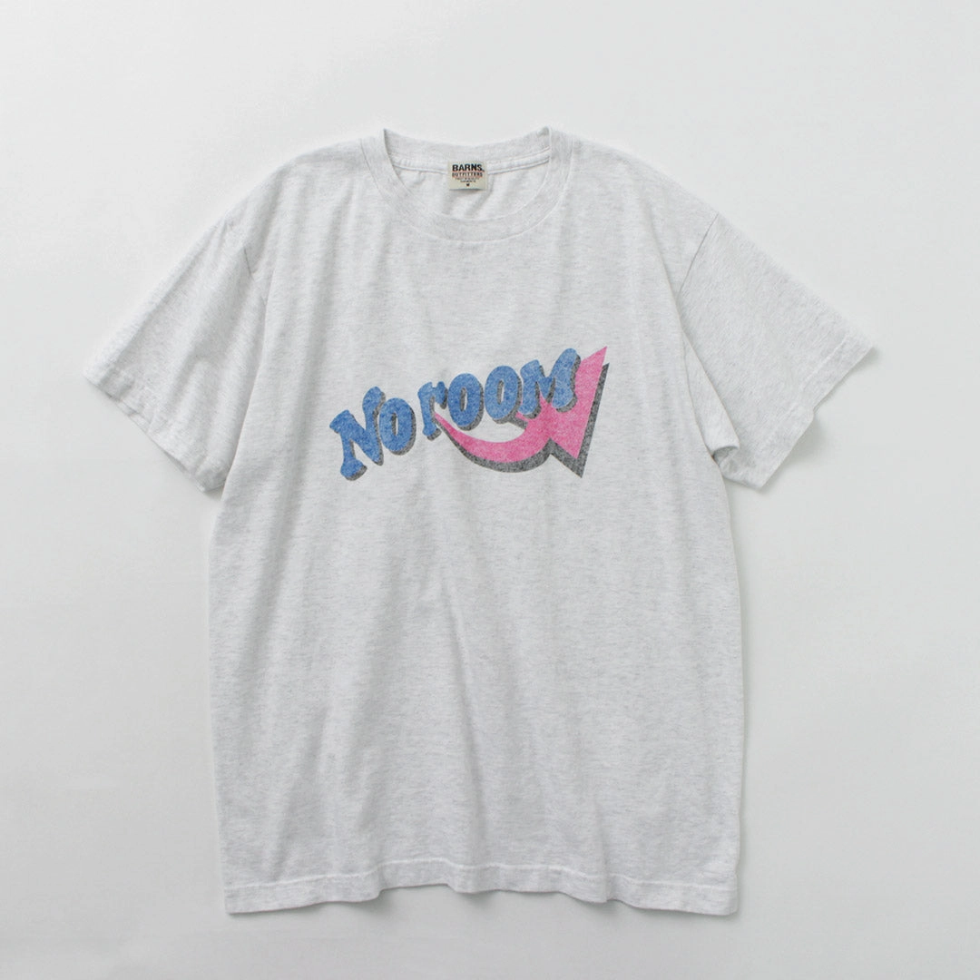 BARNS / RE:PRODUCTER Short Sleeve Printed T-Shirt Leisure Wear Formal Elegance