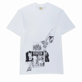 Casual Statement Comfortable Piece Fucking Awesome Who Cares T-Shirt - White