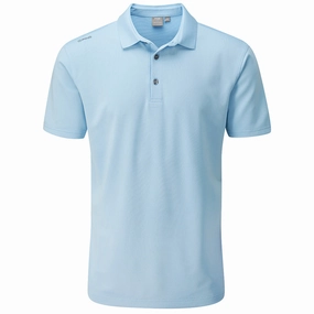Everyday Wearable Ping Lincoln Polo Shirt - Sky Blue