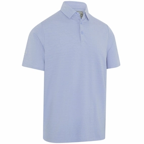 Callaway Ventilated Classic Jacquard Polo Shirt - Chambray Seamless Edging