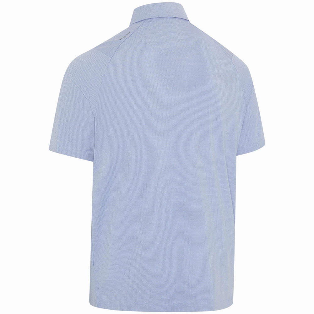 Callaway Ventilated Classic Jacquard Polo Shirt - Chambray Office Wear