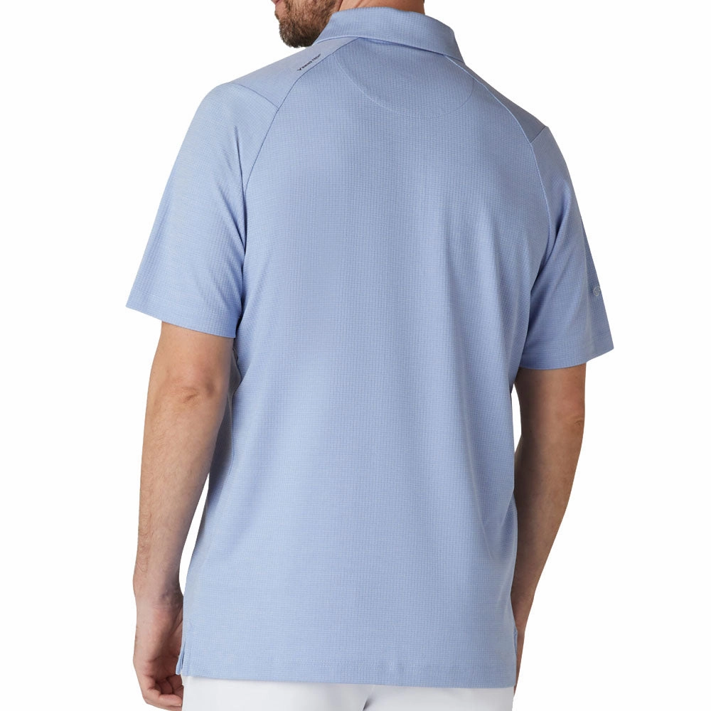Printed design Callaway Ventilated Classic Jacquard Polo Shirt - Chambray