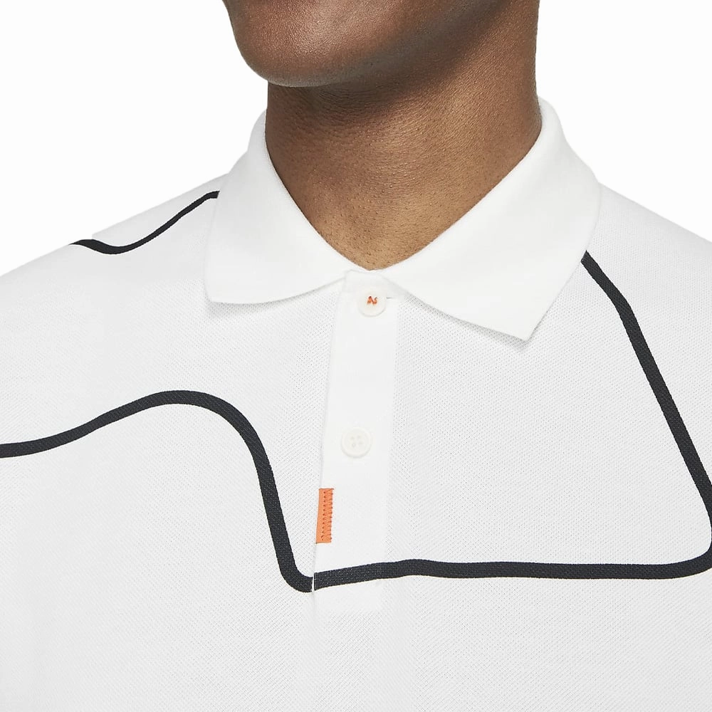 MoistureWickingFabric Relaxed Comfort Look Nike NRG Masters Polo - White