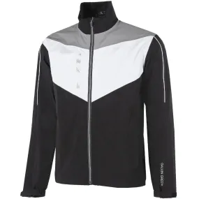 All Season Fit Anti Pilling Finish Galvin Green Armstrong Gore-Tex Paclite Waterproof Jacket - Black/White/Sharkskin