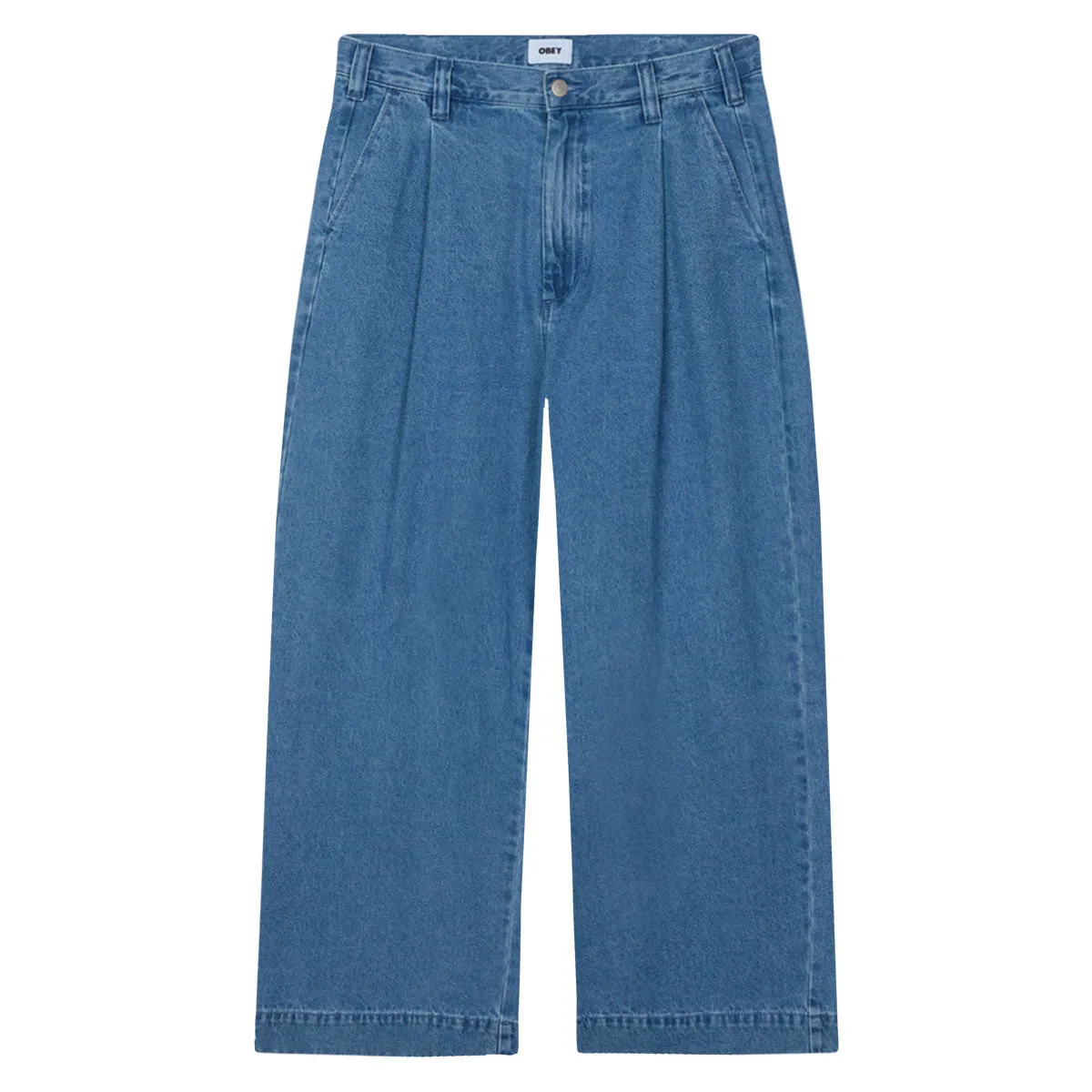 Obey Oliver Denim Pleated Jeans - Light Indigo Outdoor Lifestyle