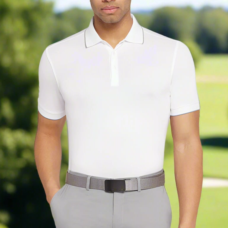 Galvin Green Marty Polo Shirt - White Casual Comfort Fit