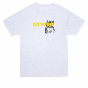 Organic Cotton Construction Simple Fit GX1000 Owl T-Shirt - Ash