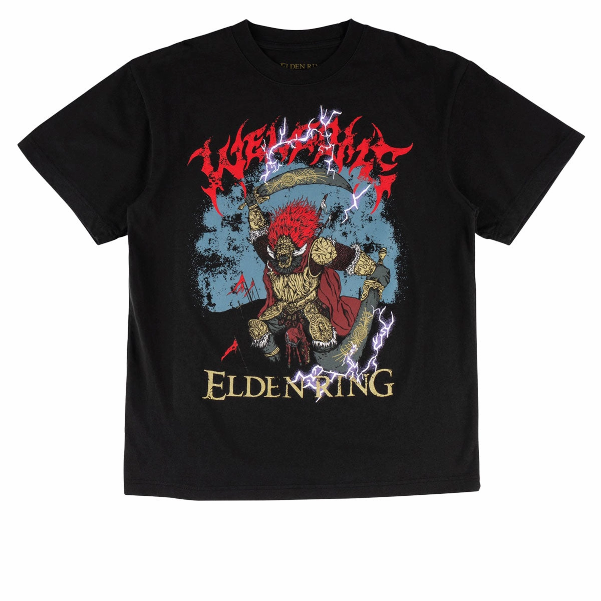 Fit for Any Season Durable Stitching Welcome x Elden Ring Radahn T-Shirt - Black