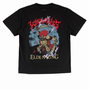 Holiday Outfit Style Sleek Design Welcome x Elden Ring Radahn T-Shirt - Black