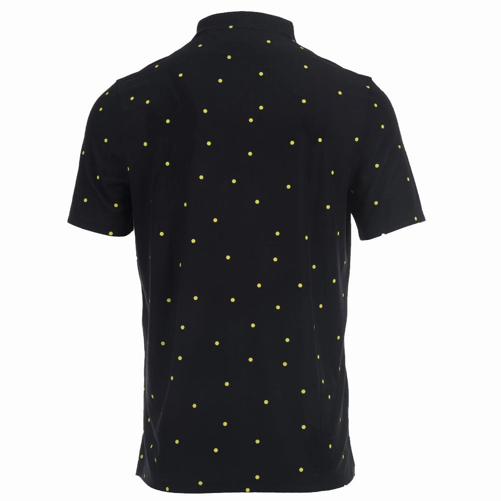 Oakley Hexad Displacement RC Polo Shirt - Blackout Brushed Interior Lining Casual Layering