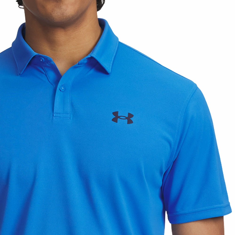 Under Armour T2G Pique Polo Shirt - Blue Atlantis/Midnight Navy Effortless Style