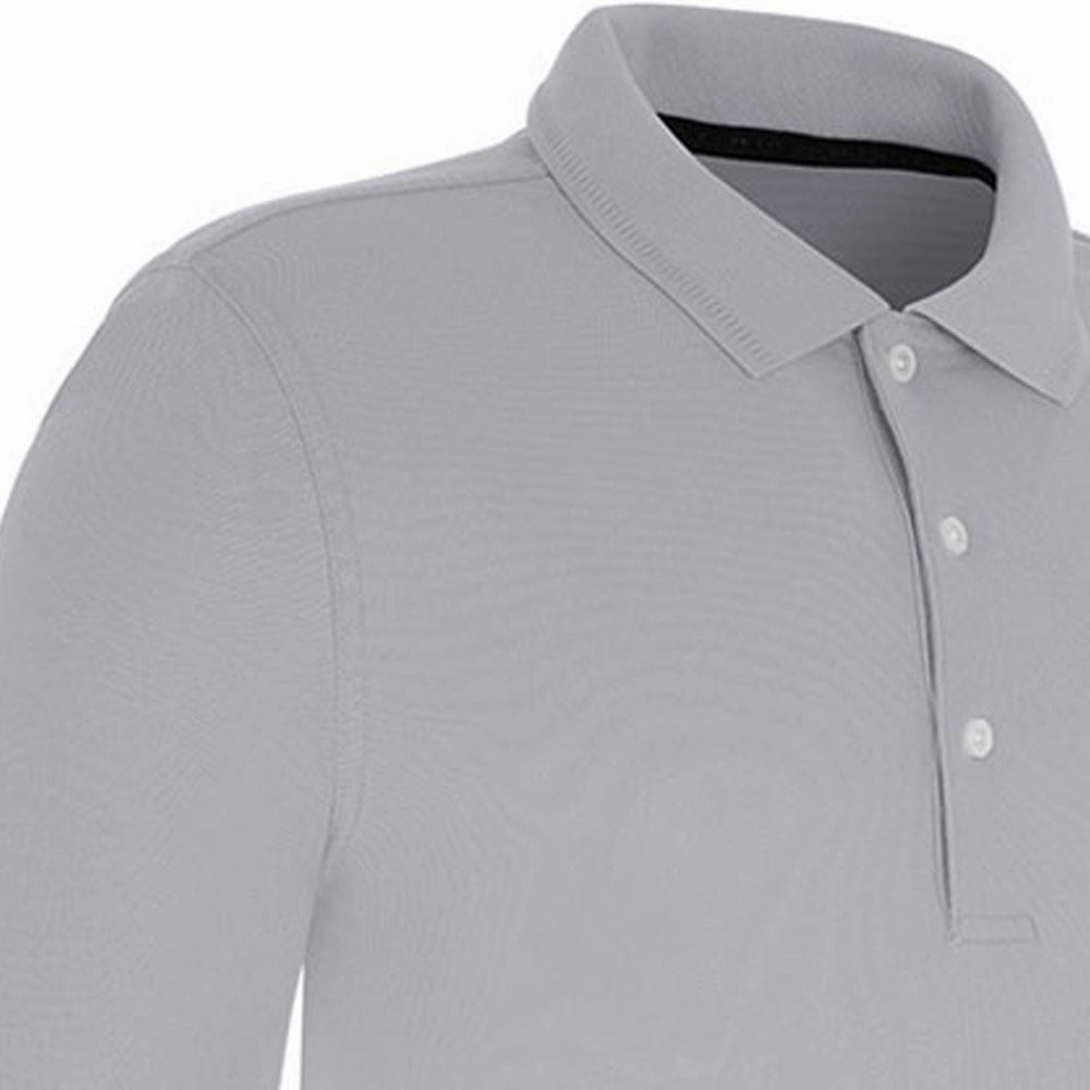 ProQuip Pro Tech Plain Polo Shirt - Steel Grey LowImpactDye