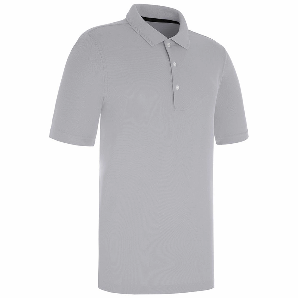 Fresh Comfort Style safe for skin ProQuip Pro Tech Plain Polo Shirt - Steel Grey