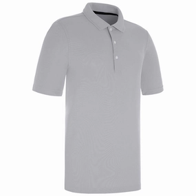 Fresh Comfort Style safe for skin ProQuip Pro Tech Plain Polo Shirt - Steel Grey