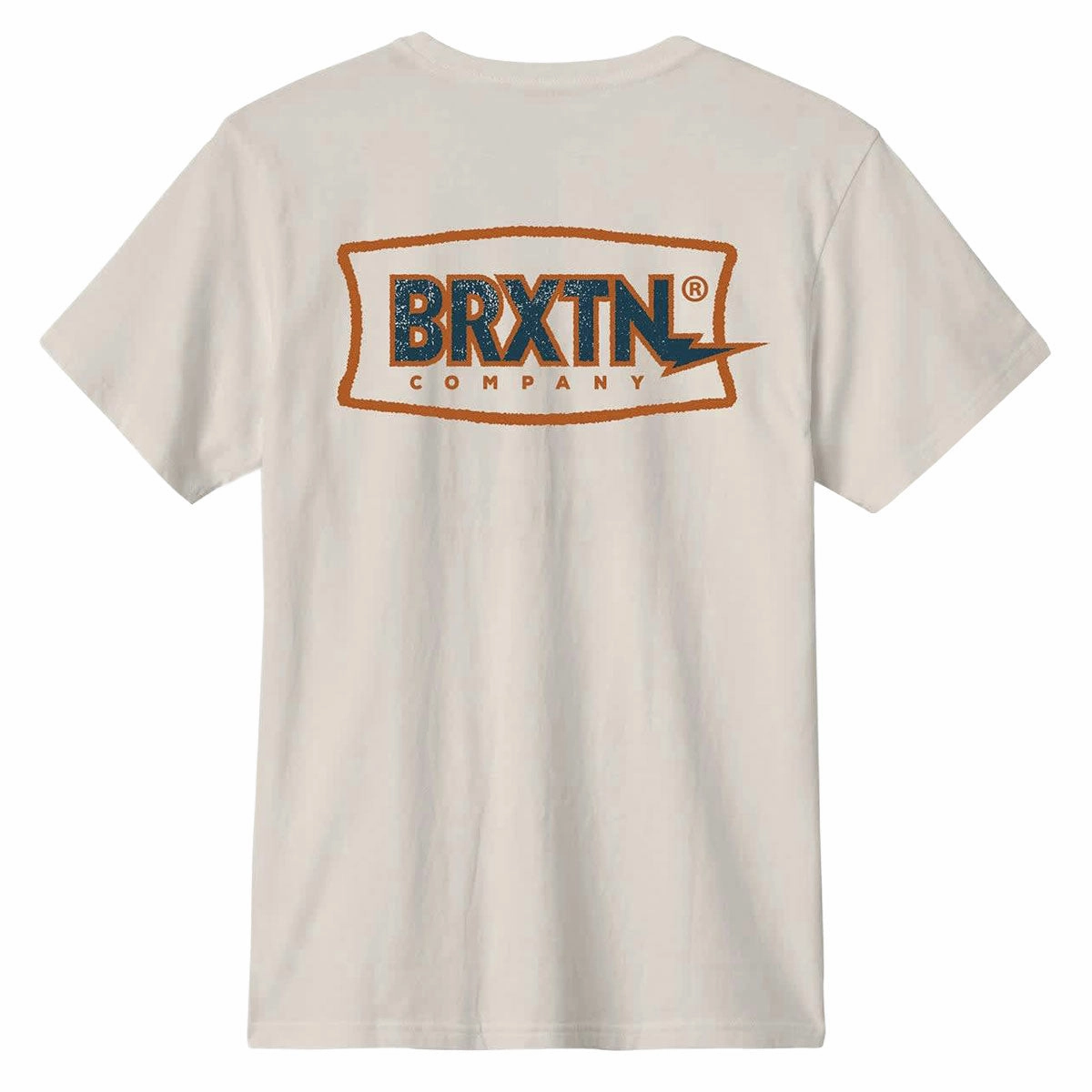 Brixton Lightning T-Shirt - Cream long sleeved