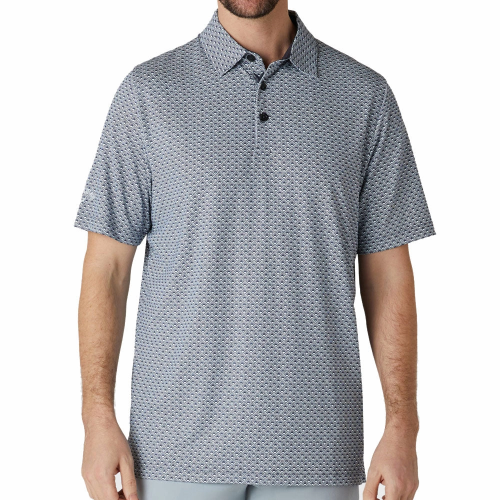 Classic Cut Work efficiency Callaway Tee All Over Print Polo Shirt - Caviar