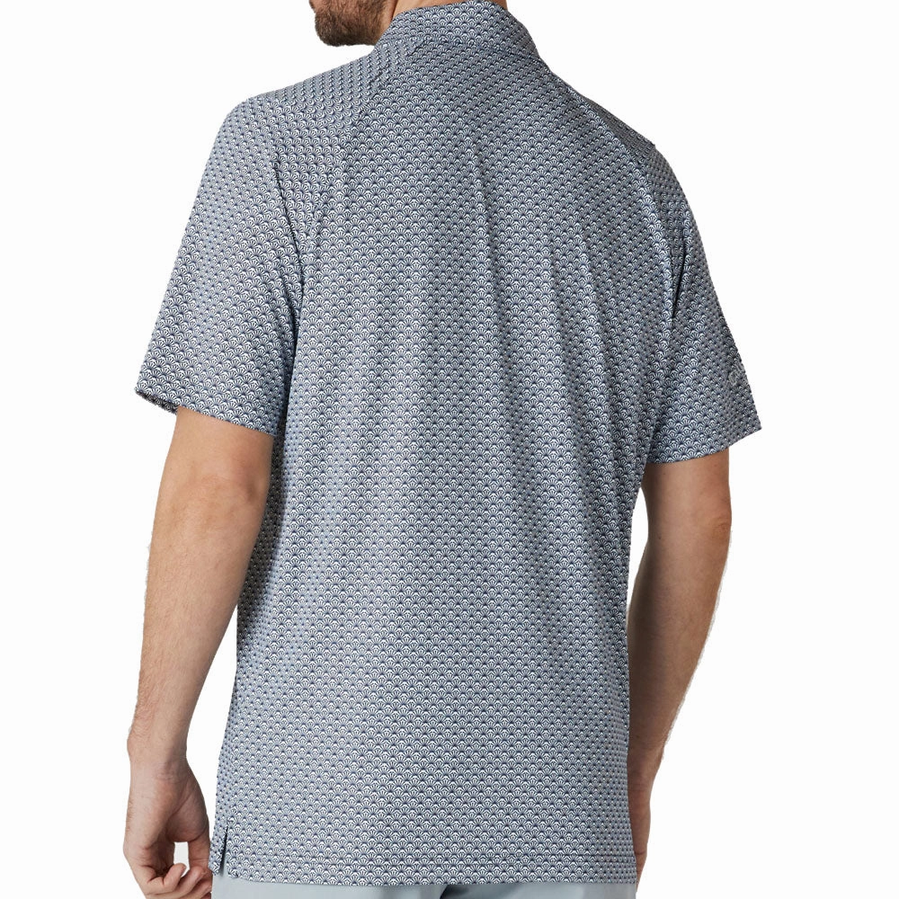 Callaway Tee All Over Print Polo Shirt - Caviar Chic Style