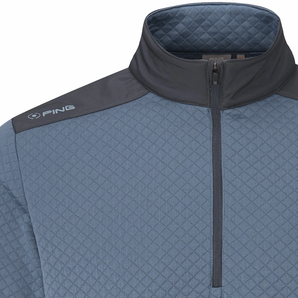 Urban Essential Ping Marshall 1/2 Zip Pullover - Stormcloud/Navy