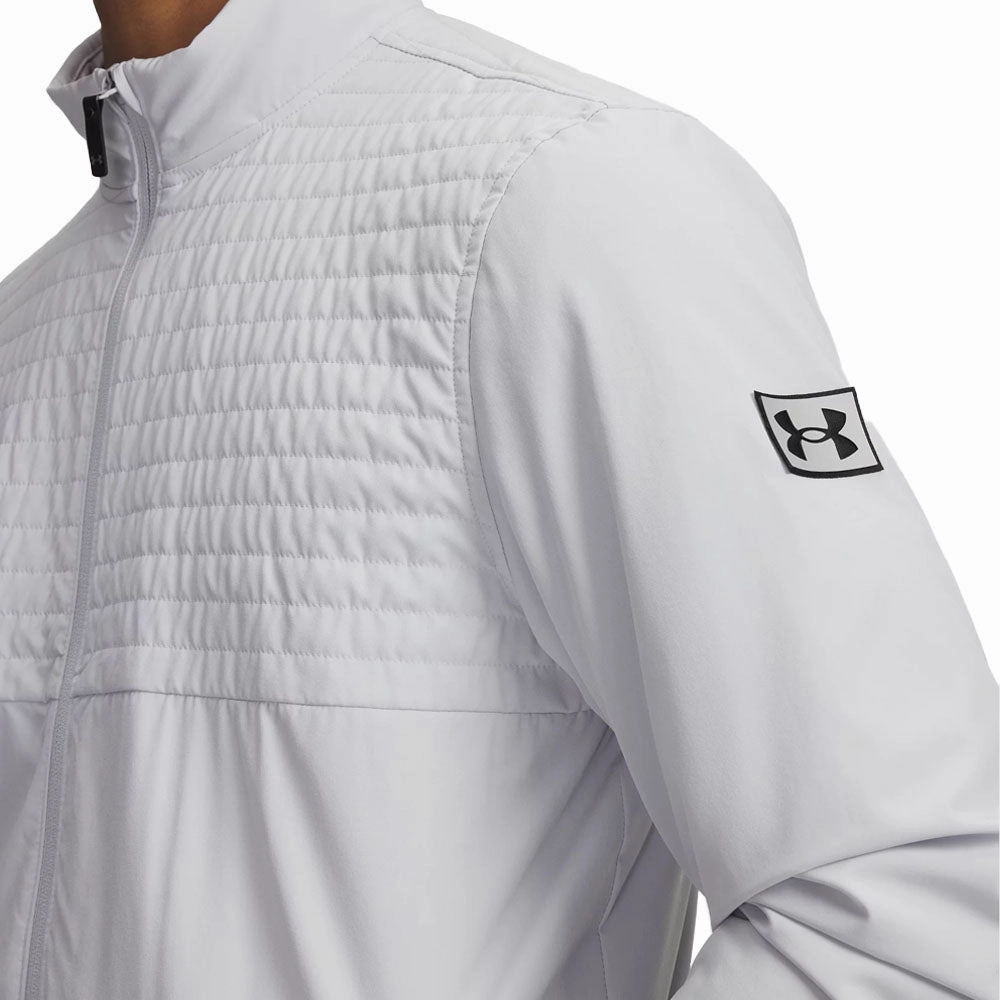 product generic practicality Transitional Piece Under Armour Drive Pro Full Zip Pullover - Halo Gray/Black