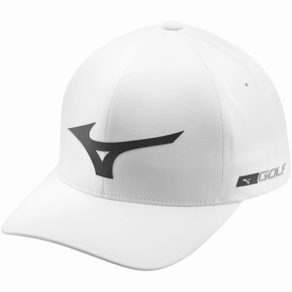 Mizuno Tour Delta Cap - White/Grey Sleek Style Fresh Combo