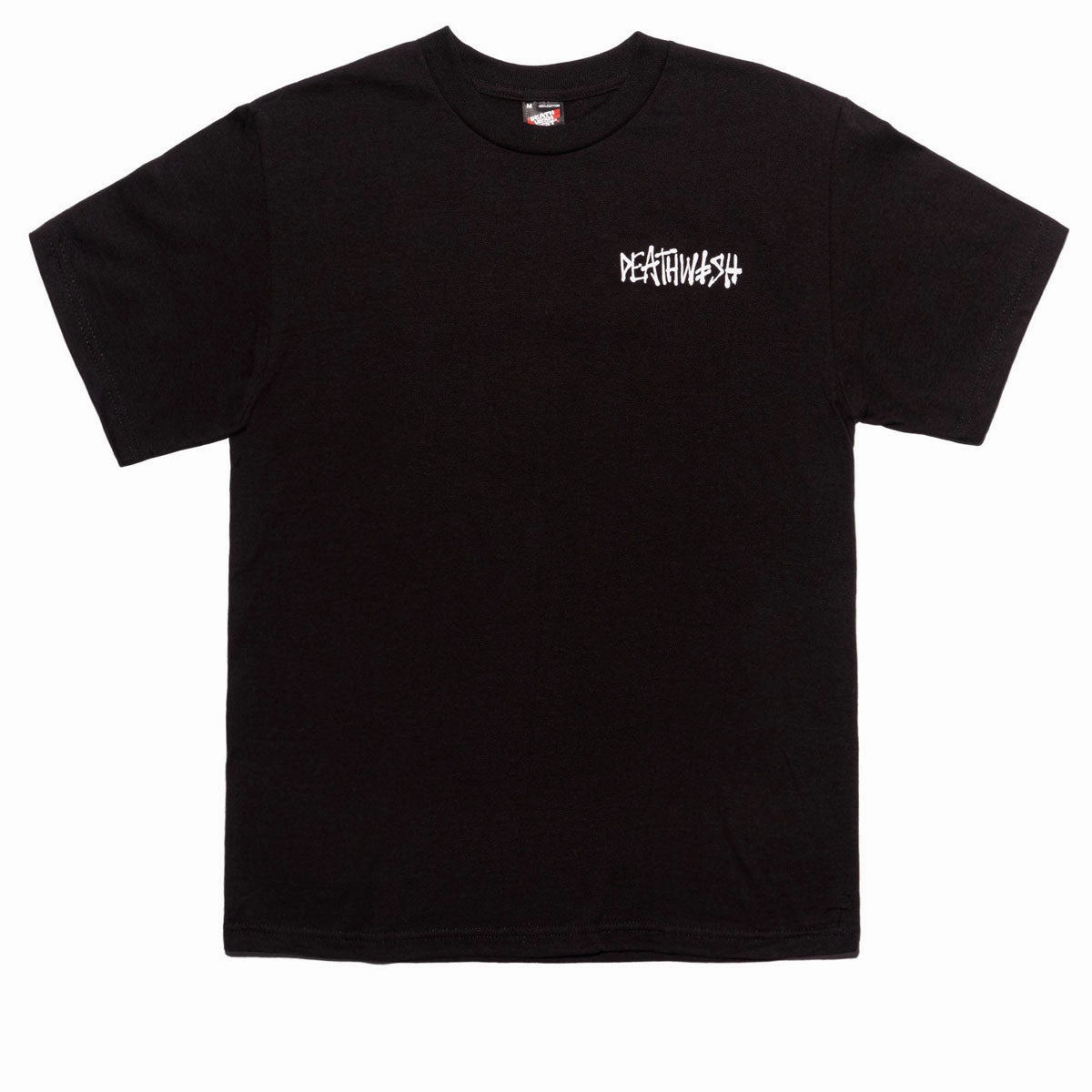 Deathwish OG Mini Spray T-Shirt - Black Daily Outfit Reinforced Hemline