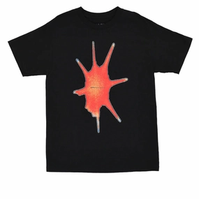 Bright Color Bold Comfort Quasi Spur T-Shirt - Black