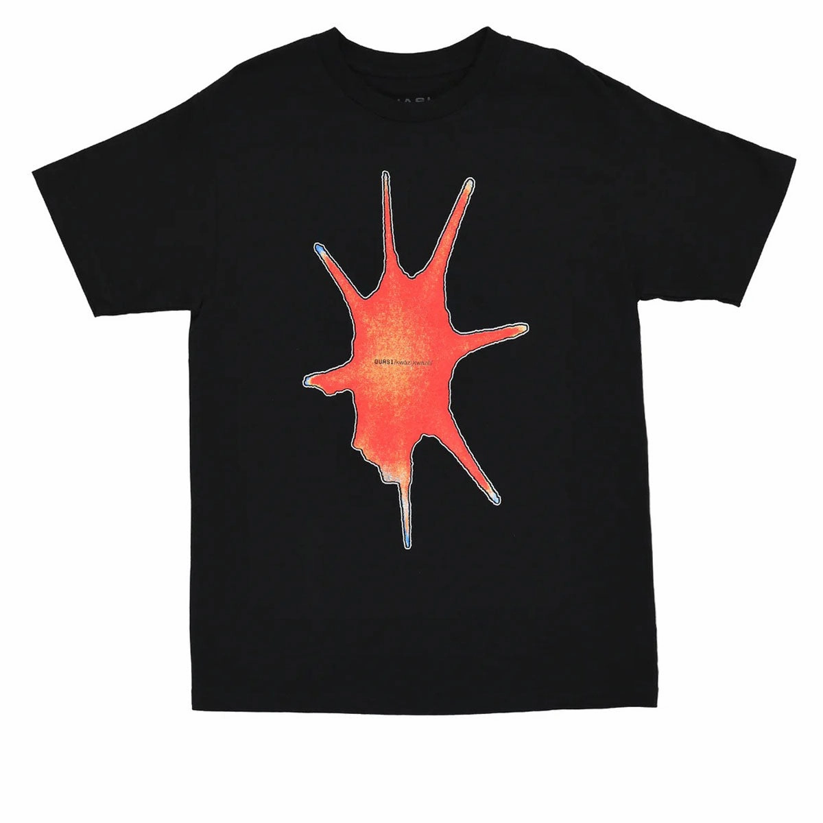 Bright Color Bold Comfort Quasi Spur T-Shirt - Black