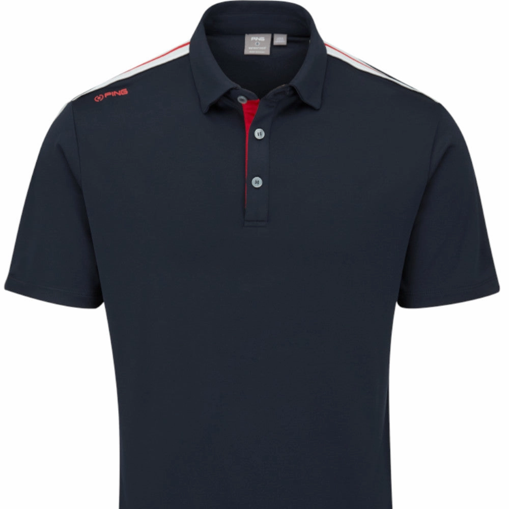 Essential Top Ping Inver Polo Shirt - Navy Multi