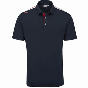 Quick Comfort Colorfast Dye Ping Inver Polo Shirt - Navy Multi