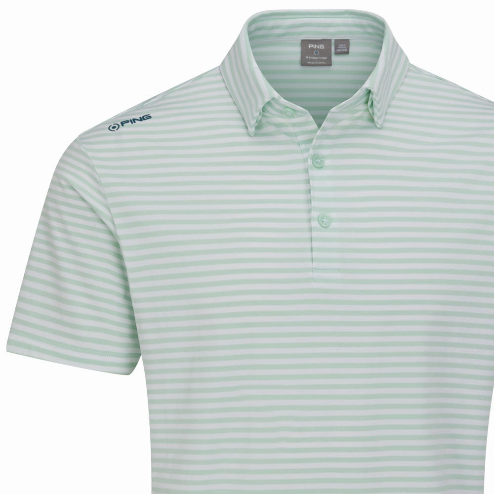 Ping Owain Polo Shirt - Misty Green/White Light Fashion