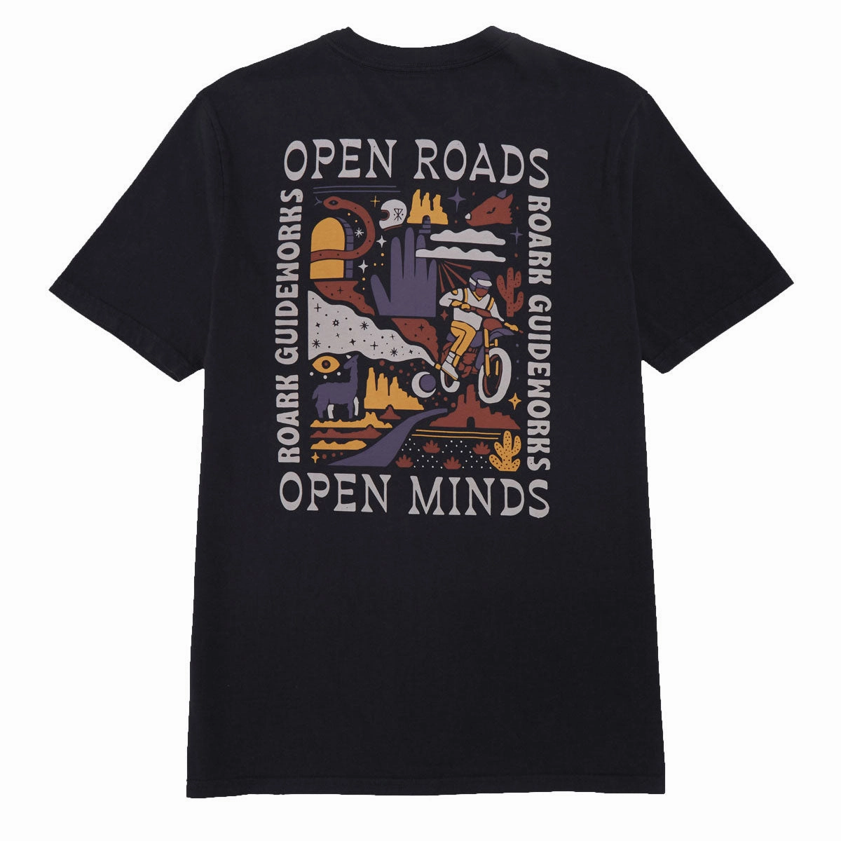 Roark Atacame Guideworks T-Shirt - Black Versatile Piece Seasonal top