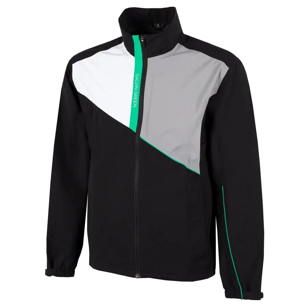 Heavyweight Durability Galvin Green Apollo Waterproof Jacket - Black/White/Sharkskin