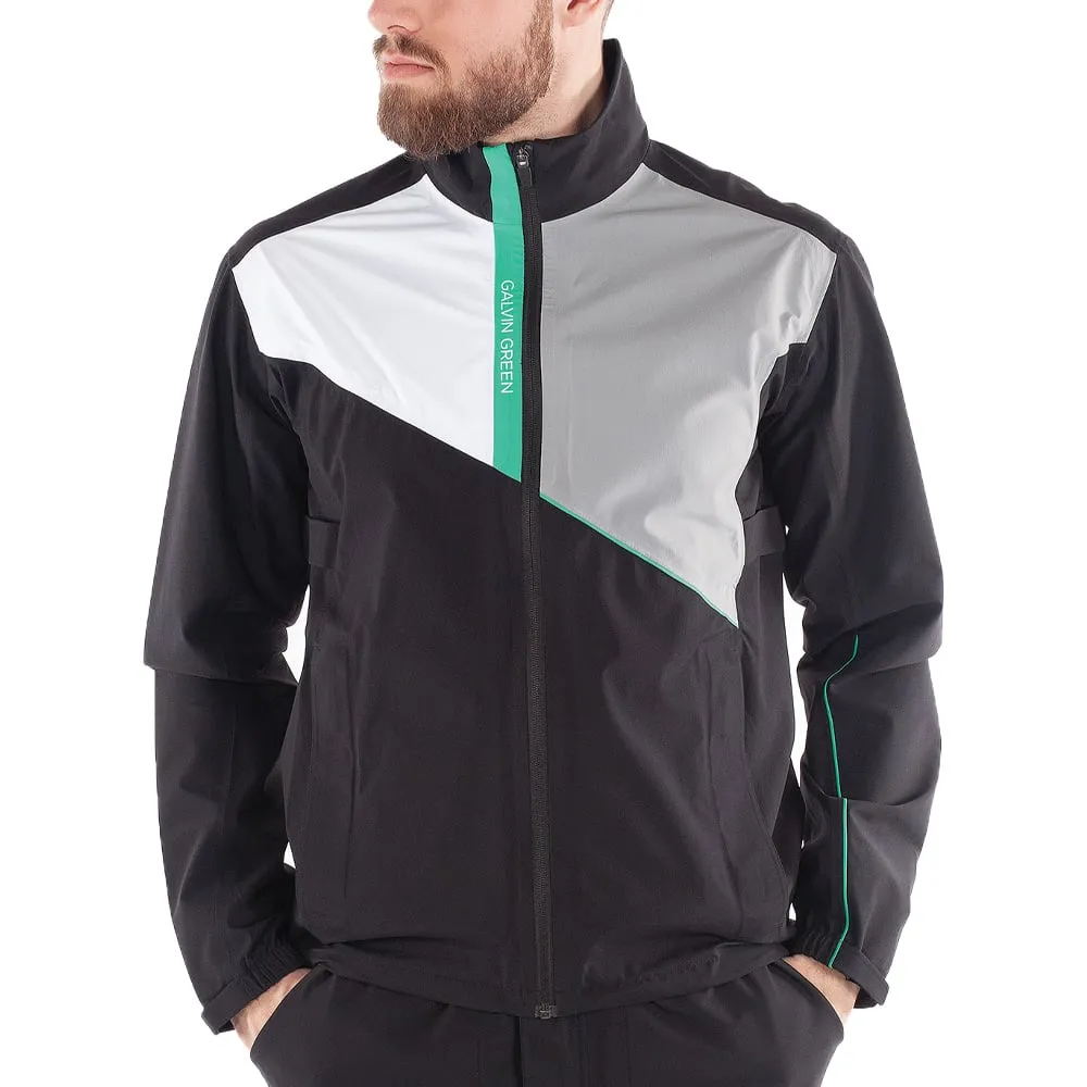 Galvin Green Apollo Waterproof Jacket - Black/White/Sharkskin Modern Day Look