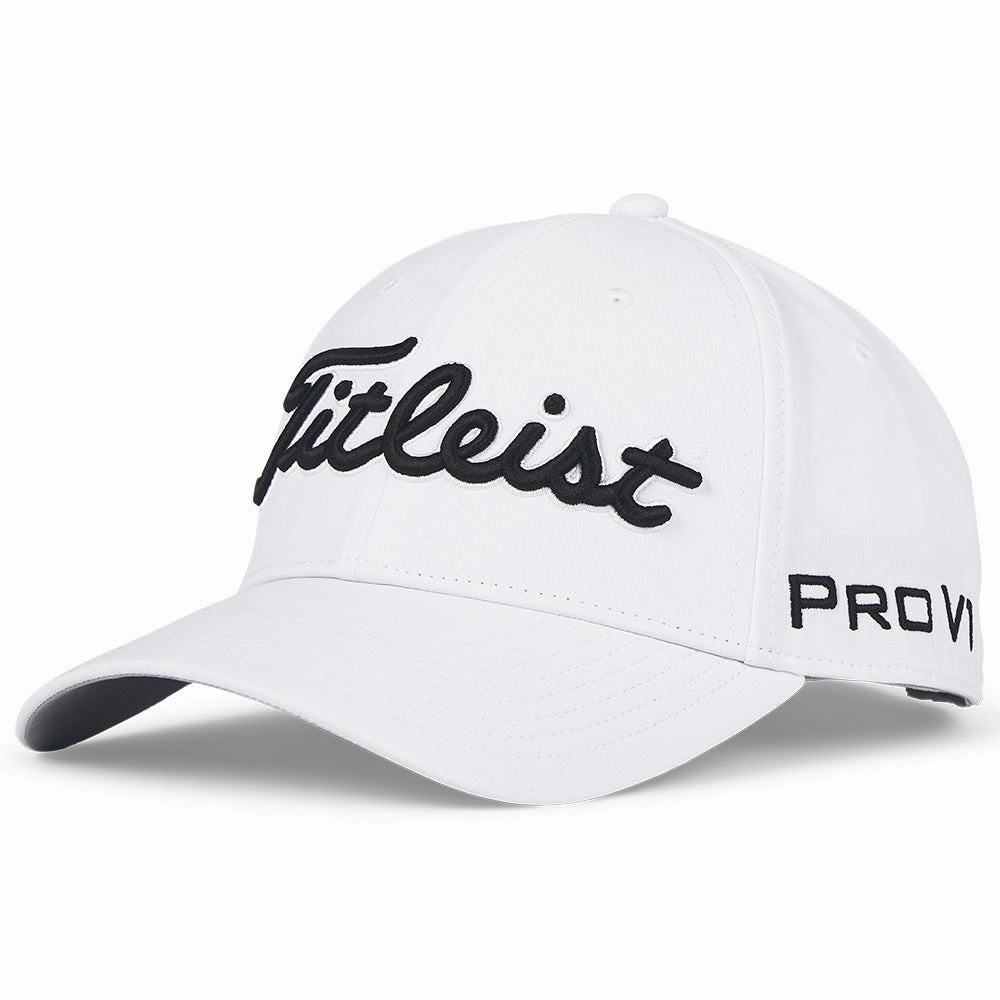 Photo Friendly Titleist Tour Performance Adjustable Cap - White/Black