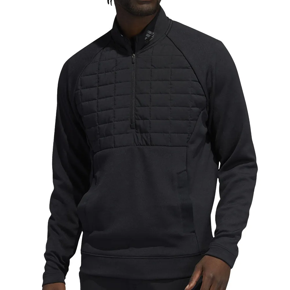 adidas 1/4 Zip Statement Jacket - Black Comfort Flex Fit anti slip grip