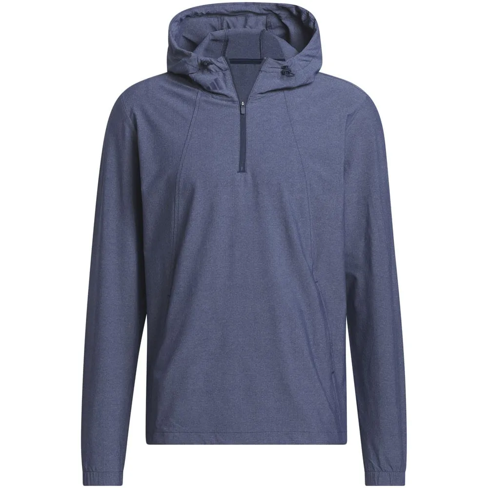 adidas Club Anorak - Collegiate Navy Lightweight Thermal Tech
