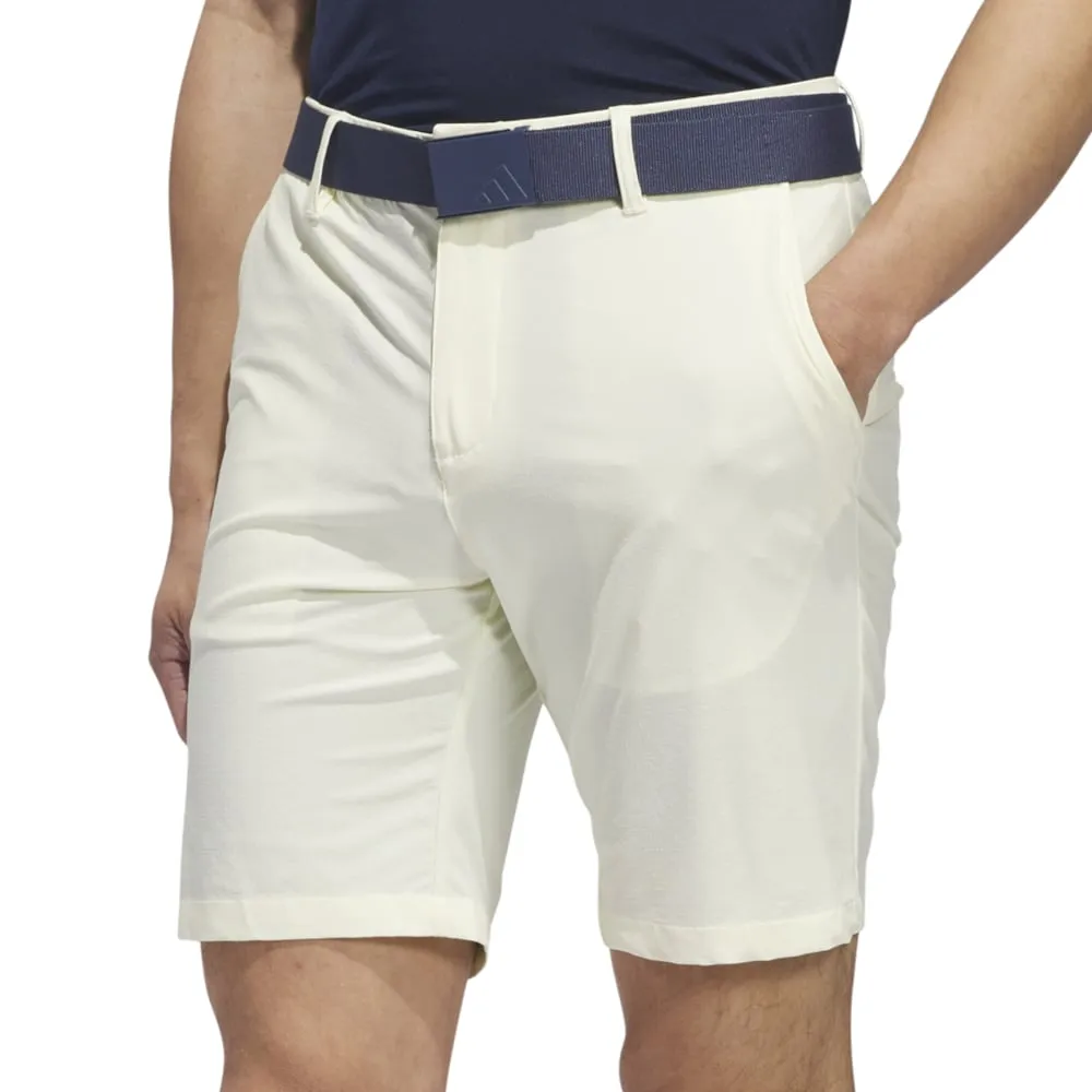 adidas Dobby Tex Shorts - Ivory Secure Closure System Quick Access Pockets