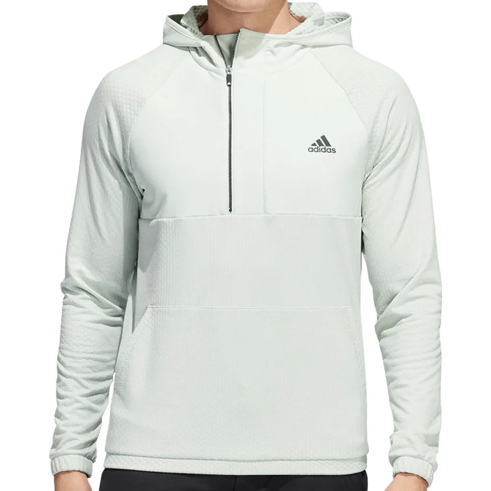 adidas Fleece Anorak - Linen Green Reflective Safety Details CompressionPackableFabric