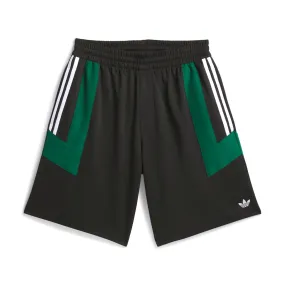 Snag Free Fabric Adidas Football Shorts - Black/Dark Green/White